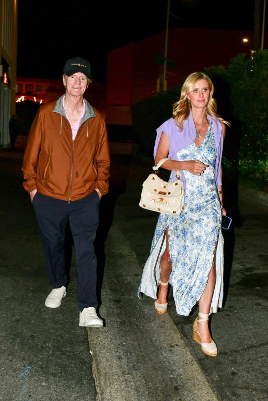 NICKY and Richard HILTON Out for Dinner at Funke Italian Restaurant in Beverly Hills 08/09/2023