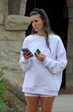 NINA DOBREV and Shaun White Out with Their Dog in Los Angeles 08/24/2023