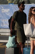 NINA SENICAR Arrives at Aiport in Belgrade 08/27/2023