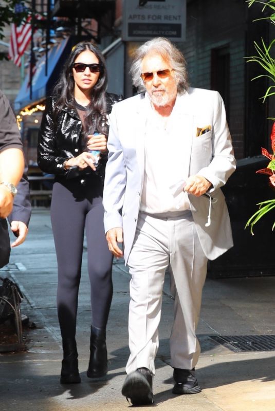 NOOR ALFALLAH and Al Pacino Out in New York 08/24/2023 