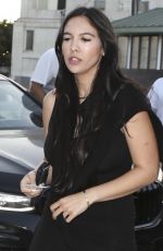NOOR ALFALLAH Arrives for Dinner with Al Pacino in Santa Monica 08/01/2023