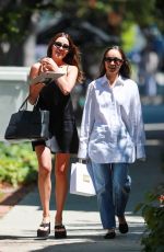 OLIVIA CULPO and CARA SANTANA Out on Melrose Ave in West Hollywood 08/24/2023
