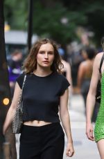 OLIVIA DEJONGE and SOPHIE TURNER Out in New York 08/12/2023