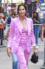 PADMA LAKSHMI Arrives at GMA Studio in New York 8/15/2023