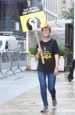 PATRICIA CLARKSON and SUSAN SARANDON at SAG-AFTRA Strike in New York 08/007/2023