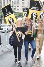 PATRICIA CLARKSON and SUSAN SARANDON at SAG-AFTRA Strike in New York 08/007/2023