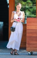 PAULA PATTON Leaves SoHo Beach House in Malibu 08/30/2023