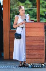 PAULA PATTON Leaves SoHo Beach House in Malibu 08/30/2023