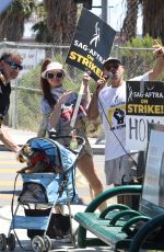 PHOEBE PRICE at SAG Strike at Netflix Office in Los Angeles 08/15/2023