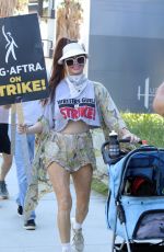 PHOEBE PRICE at SAG Strike at Netflix Office in Los Angeles 08/15/2023