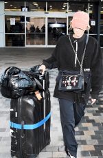 PIP EDWARDS Arrives at Sydney International Airport 08/08/2023