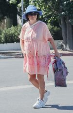 Pregnant ALIA SHAWKAT Out and About in Los Feliz 08/06/2023