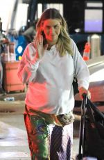 Pregnant CLAIRE HOLT Arrives at LAX Airport 08/21/2023