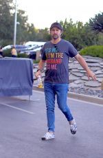 Pregnant STASSI SCHREDER and Beau Clark Arrives at Bootsy Bellows in Los Angeles 08/05/2023