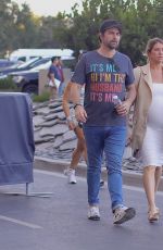 Pregnant STASSI SCHREDER and Beau Clark Arrives at Bootsy Bellows in Los Angeles 08/05/2023