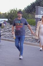 Pregnant STASSI SCHREDER and Beau Clark Arrives at Bootsy Bellows in Los Angeles 08/05/2023