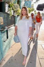 Pregnant STASSI SCHROEDER Arrives for Her Baby Shower at Olivetta in West Hollywood 08/07/2023