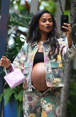 Pregnant VASHTIE KOLA at a Party in New York 08/30/2023