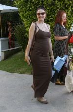 Pregnant WHITNEY CUMMINGS Arrives at Jennifer Klein
