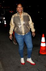 QUEEN LATIFAH Arrives at Dwyane Wade
