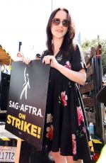 RACHEL BROSNAHAN at National Say of Solidarity Rally at Walt Disney Studios in Burbank 08/22/2023