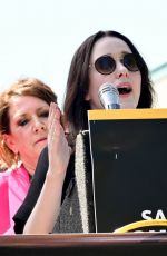 RACHEL BROSNAHAN at National Say of Solidarity Rally at Walt Disney Studios in Burbank 08/22/2023