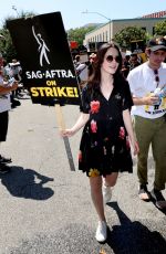 RACHEL BROSNAHAN at National Say of Solidarity Rally at Walt Disney Studios in Burbank 08/22/2023