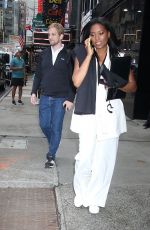 RACHEL SCOTT Arrives at Good Morning America in New York 08/15/2023