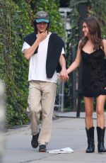 RAINEY QUALLEY and Kane Ritchotte Out and About in New York 08/22/2023
