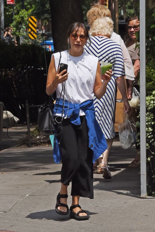 RASHIDA JONES Out and About in New York 08/05/2023