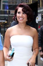 RAYE Leaves Good Morning America in New York 08/14/2023