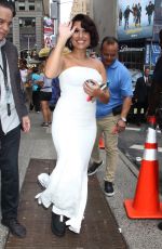 RAYE Leaves Good Morning America in New York 08/14/2023