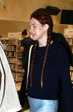 RILEY KEOUGH Arrives at a Q&A for Her Latest Movie War Pony in Eagle Rock 08/02/2023
