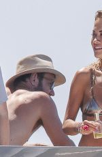RITA ORA and BARBARA MEIER in Bikini and Taika Waititi in Spain 08/20/2023