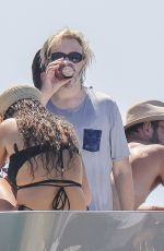 RITA ORA and BARBARA MEIER in Bikini and Taika Waititi in Spain 08/20/2023