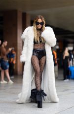 RITA ORA Arrives in Venice 08/30/2023