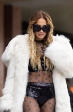 RITA ORA Arrives in Venice 08/30/2023