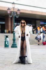 RITA ORA Arrives in Venice 08/30/2023