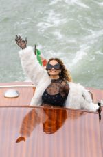 RITA ORA Arrives in Venice 08/30/2023