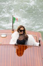RITA ORA Arrives in Venice 08/30/2023