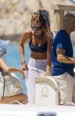 RITA ORA Flashes Her Diamond Wedding Band Out with Her Husband Taika Waititi on Their Holiday in Ibiza 08/19/2023