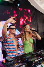 RITA ORA Performs Her Latest Single with Joel Corry at Ibiza Rocks 08/17/2023