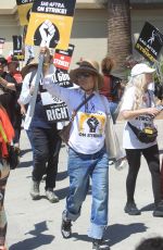 ROSANNA ARQUETTE at SAG Strike at Paramount Studios in Hollywood 08/15/2023