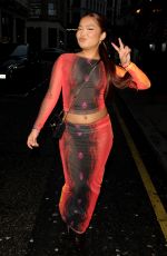 RUCHEE GURUNG at Mano Mayfair in London 08/06/2023