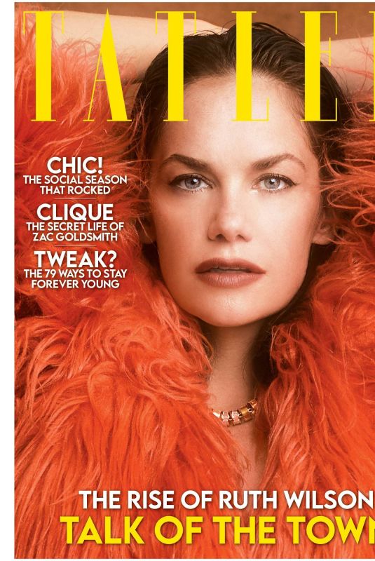 RUTH WILSON for Tatler, October 2023