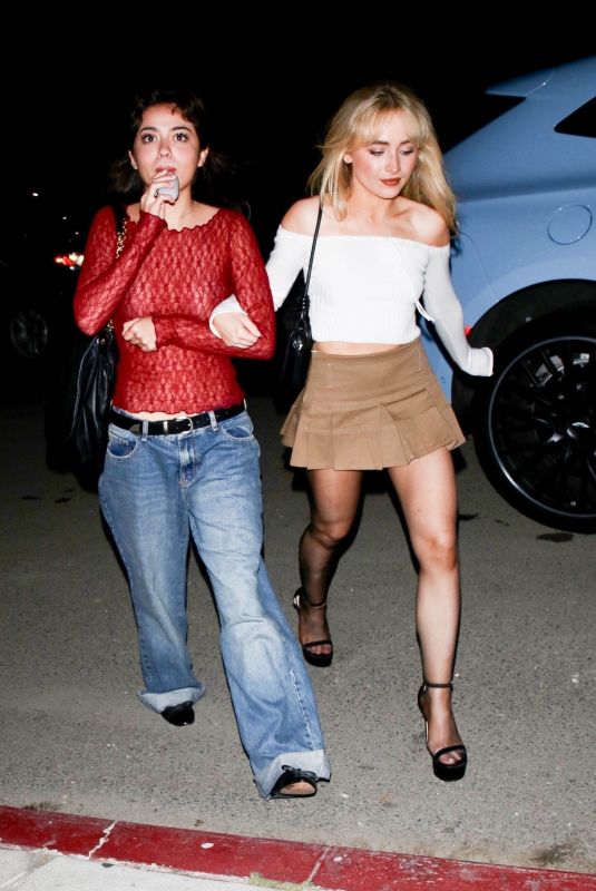 SABRINA CARPENTER Arrives at Dixie D