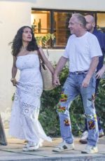 SALMA HAYEK and Francois-Henri Pinault Out in Los Cabos 08/13/2023