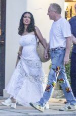 SALMA HAYEK and Francois-Henri Pinault Out in Los Cabos 08/13/2023