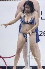 SALMA HAYEK in Bikini at a Boat in Mexico 08/13/2023