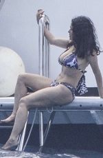 SALMA HAYEK in Bikini at a Boat in Mexico 08/13/2023